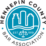 Logo Recognizing Andrew M. Ayers, P.C.'s affiliation with Hennepin Count Bar